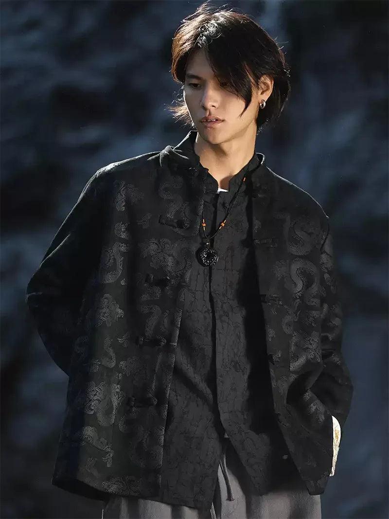 Tang Suit | Modern Chinese Style Jacket for Men with Frog Buttons