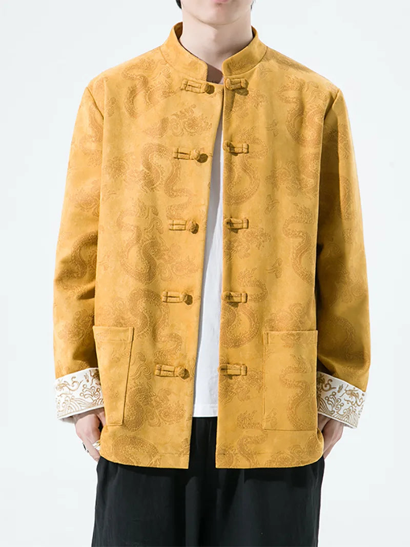 Tang Suit | Modern Chinese Style Jacket for Men with Frog Buttons