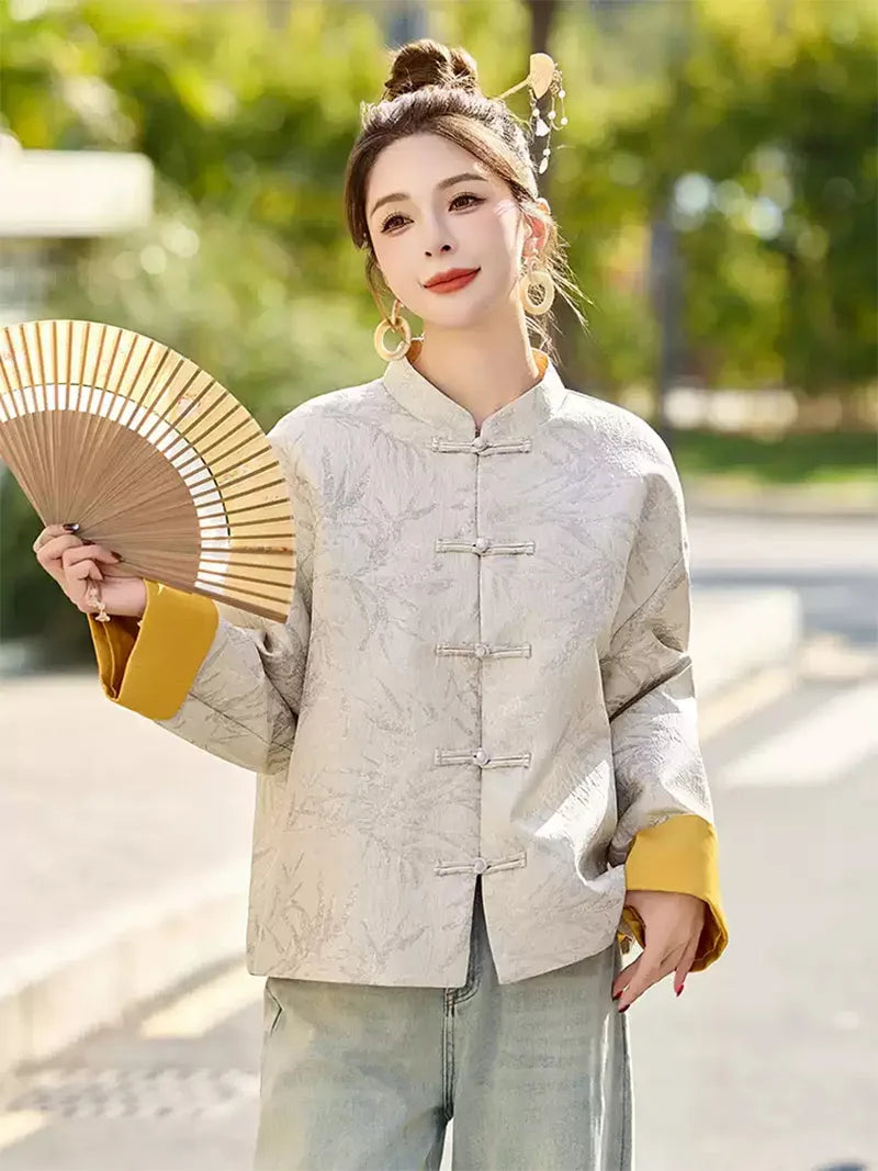 Tang Suit Female | Modern Chinese Embroidered Jacket for Women