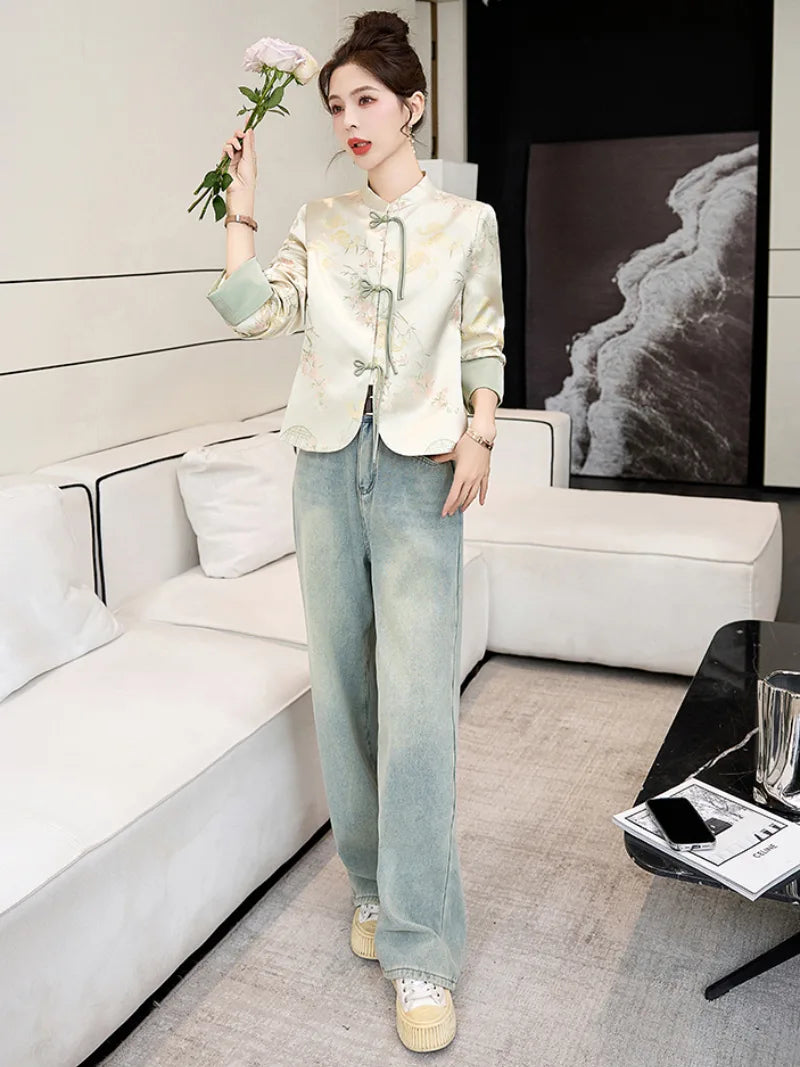Tang Suit Female | Graceful Modern Chinese Style Jacket for women