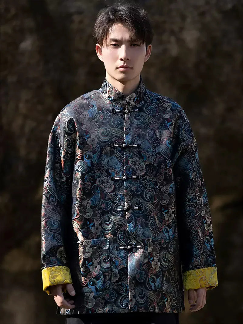 Tang Suits | Chinese Style Men’s Jacket with Vintage Buttons
