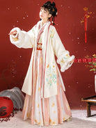 Traditional Chinese clothing female hanfu Song style fur collar outerwear