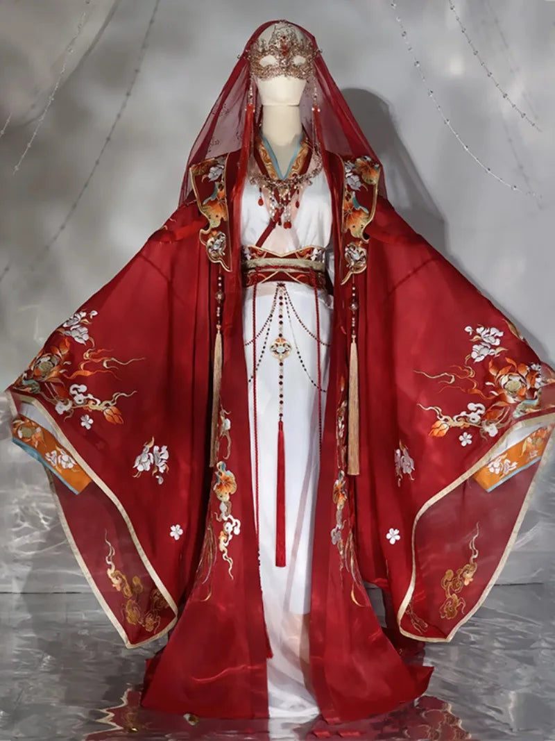 Traditional clothing in China embroidered wide-sleeve Hanfu for men and women