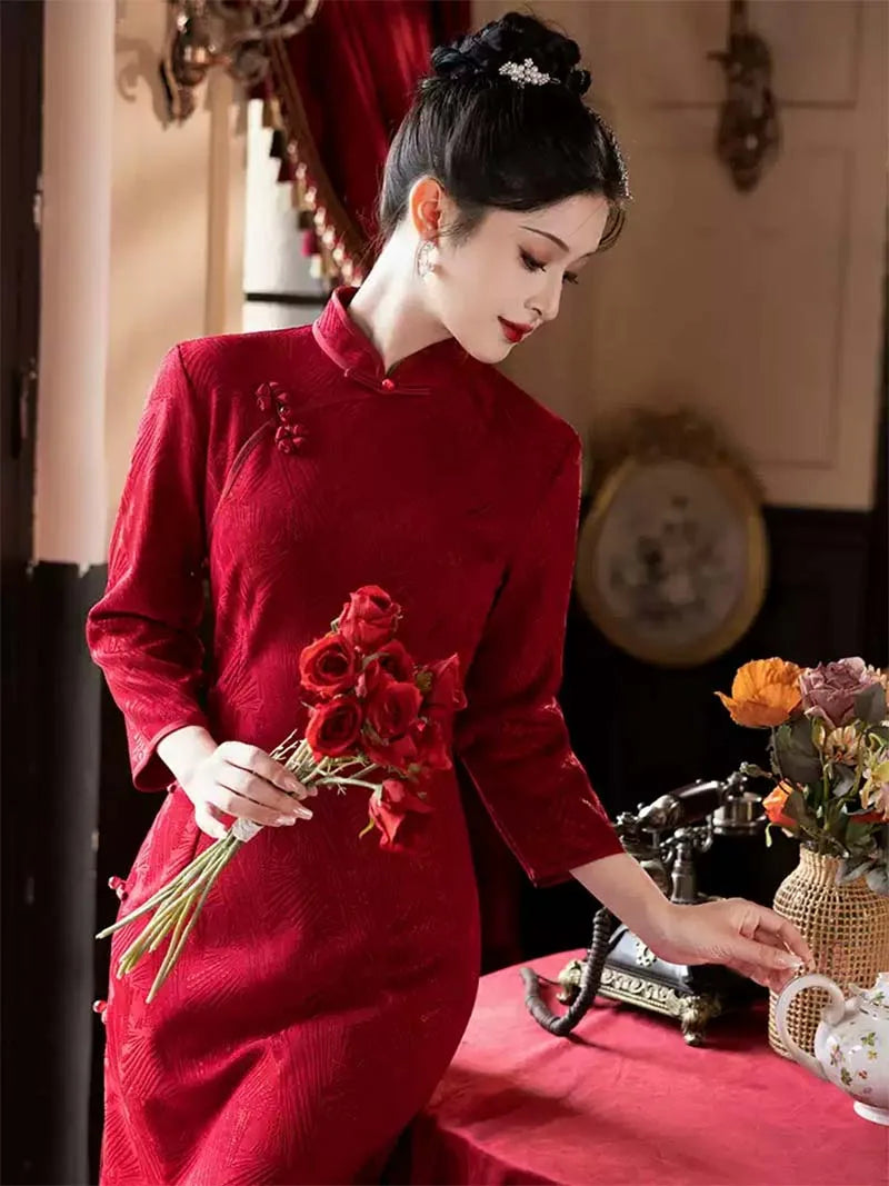 Traditional Qipao Wedding Dress