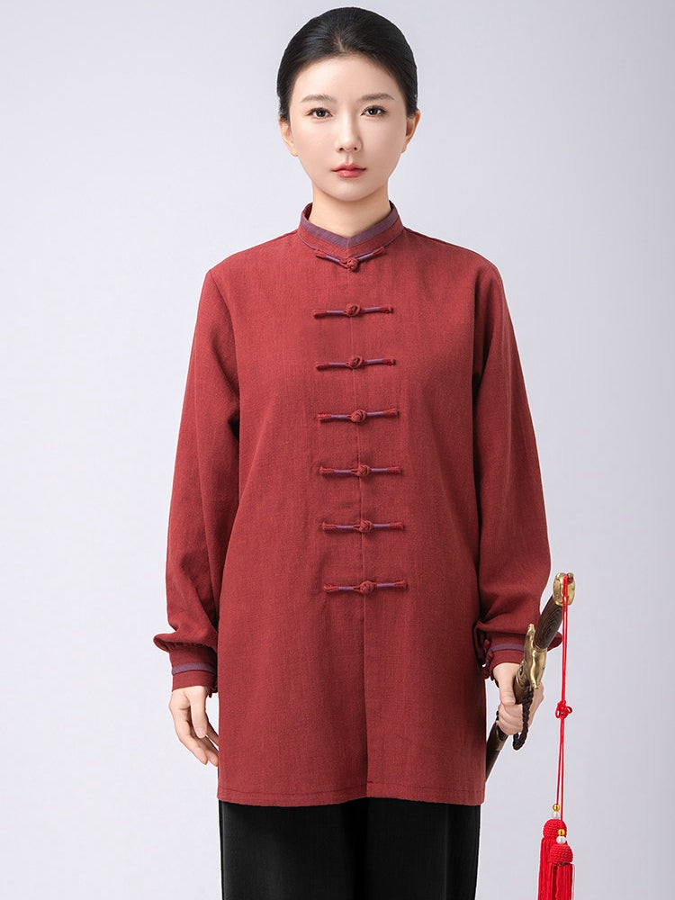 Traditional Tai Chi Clothing for Women – Cotton Linen Top or Set