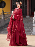Wei Jin Dynasty Qiyao Ruqun Hanfu | Evening Star 辰星