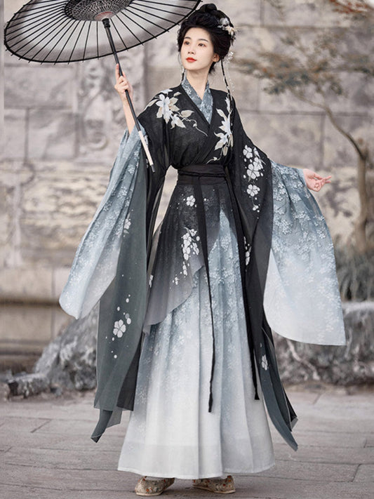 Wei Jin Dynasty Qiyao Ruqun Hanfu | Moli 墨梨