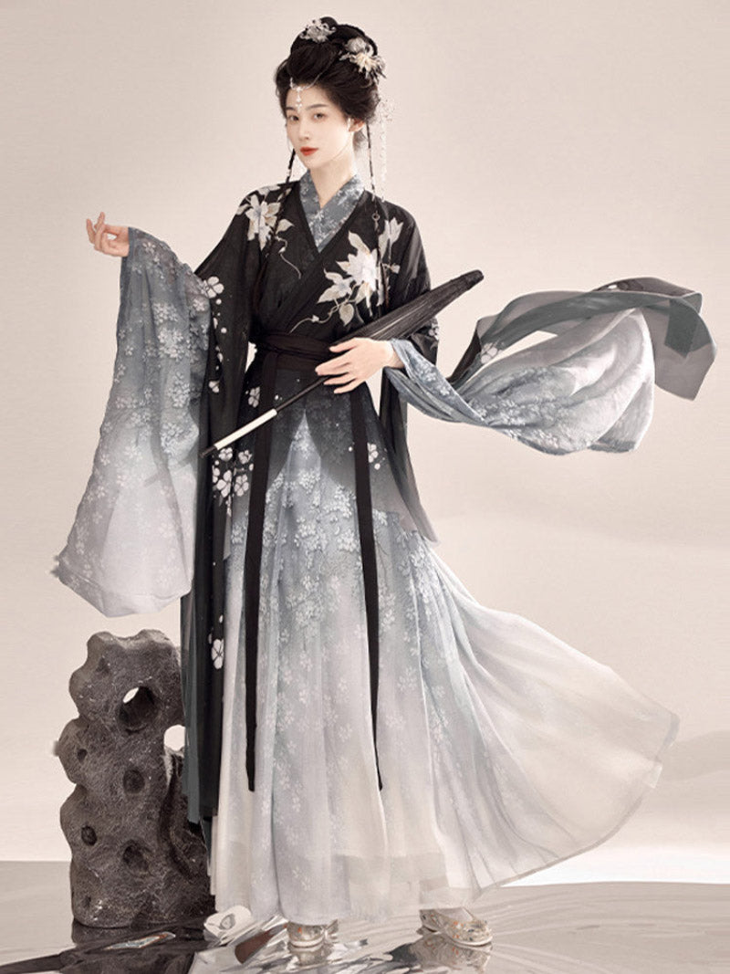Wei Jin Dynasty Qiyao Ruqun Hanfu | Moli 墨梨