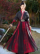 Wei Jin Dynasty Qiyao Ruqun Hanfu | Hongchen 红尘