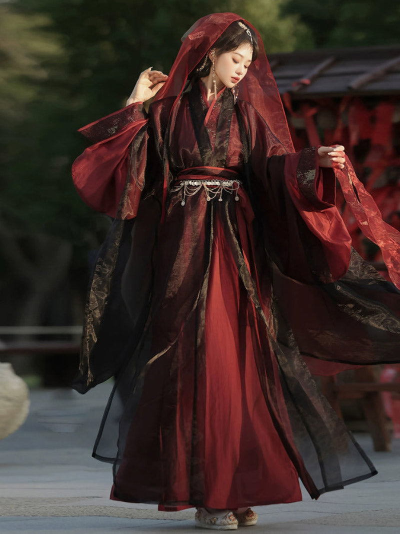 Wei Jin Dynasty Hanfu Robe | Yuji Lament 虞姬叹