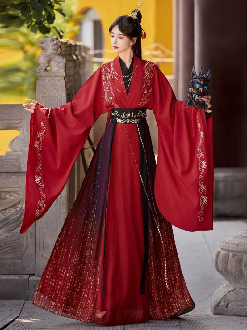 Wei Jin Dynasty Qiyao Ruqun Hanfu | Xihe 羲和