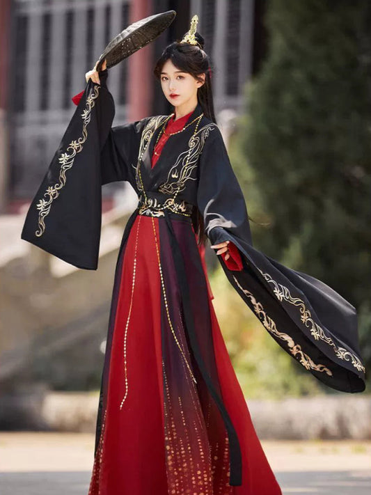 Wei Jin Dynasty Qiyao Ruqun Hanfu | Xihe 羲和