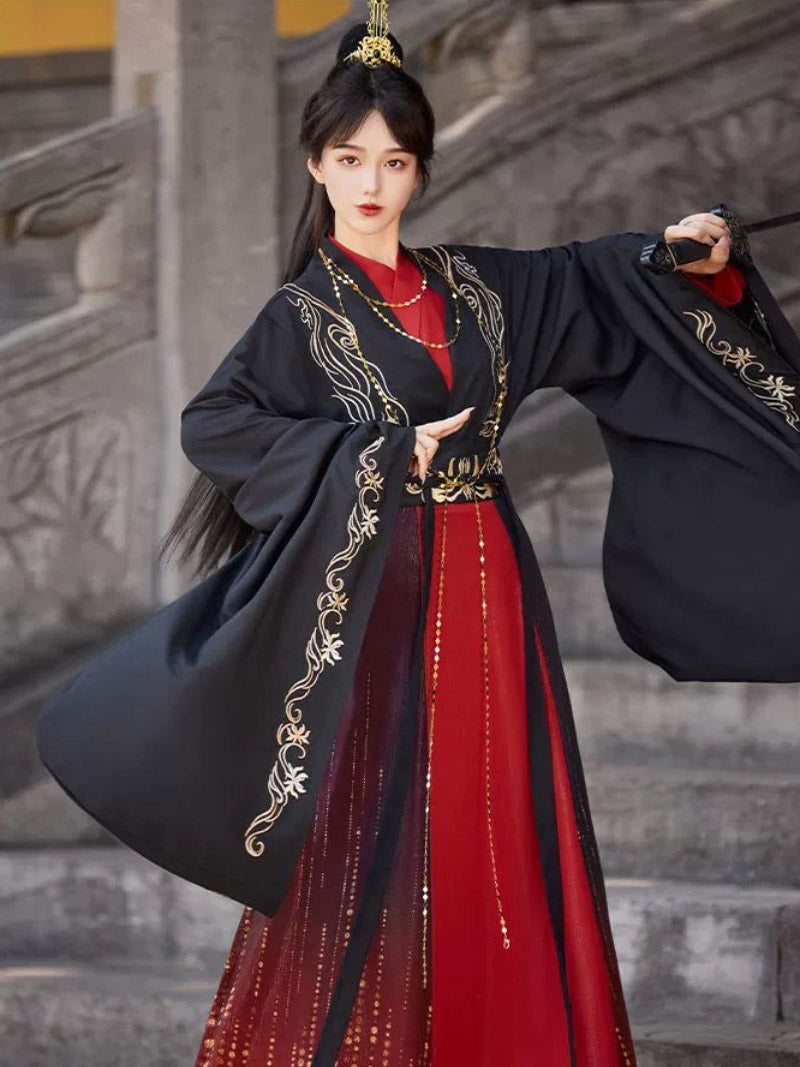 Wei Jin Dynasty Qiyao Ruqun Hanfu | Xihe 羲和