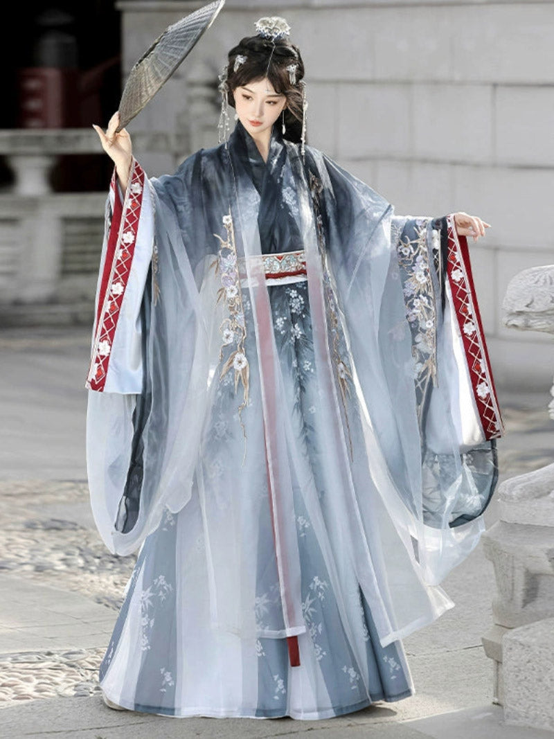 Wei Jin Dynasty Qiyao Ruqun Hanfu | Dream Walking 踏梦行