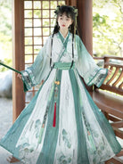 Wei Jin Dynasty Qiyao Ruqun Hanfu | Lian Rong 莲蓉
