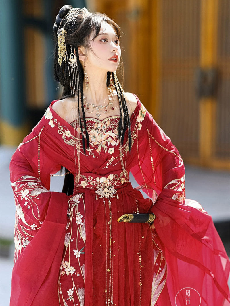 Wei Jin Dynasty Qiyao Ruqun Hanfu | Princessia 帝姬