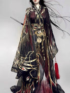 Wei Jin Dynasty Embroidered Hanfu Robe | General Mulan