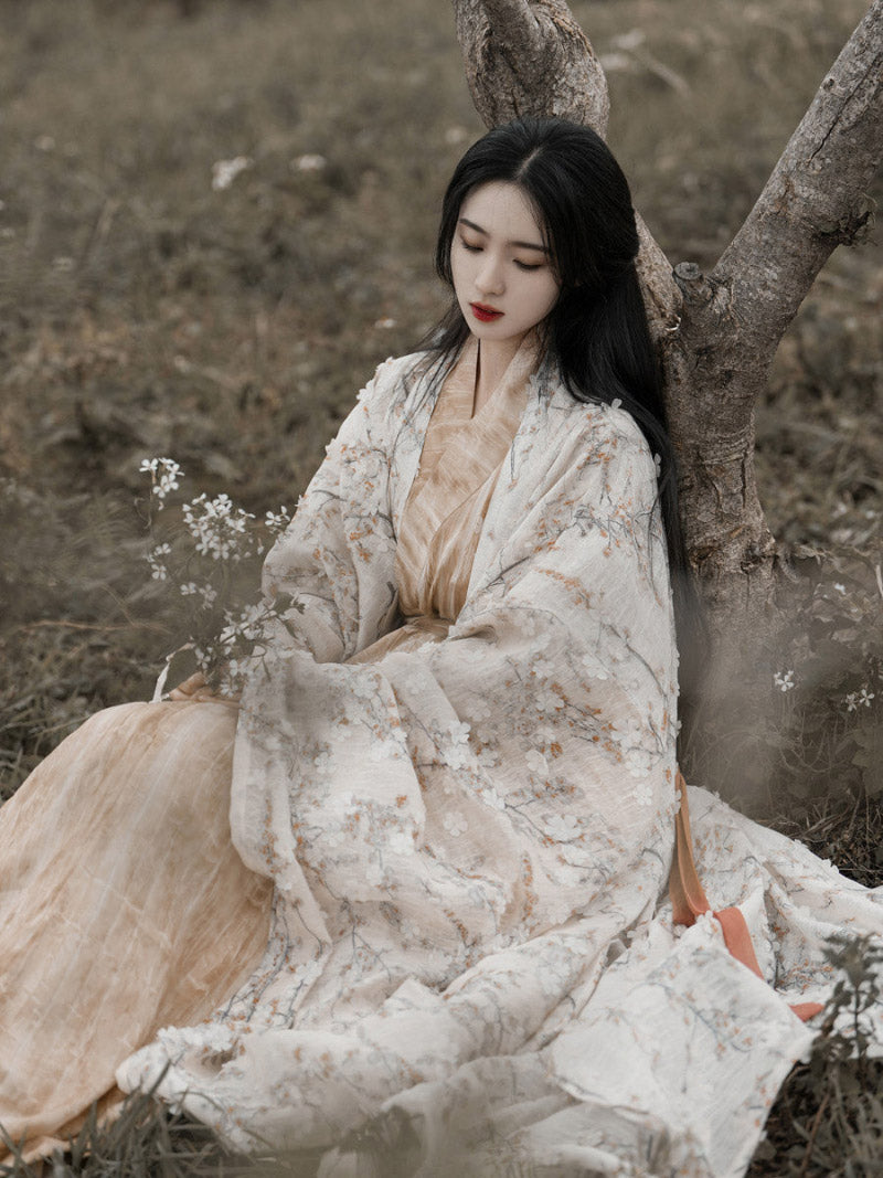 Wei Jin Dynasty Qiyao Ruqun Hanfu | Dreamlike 浮生若梦