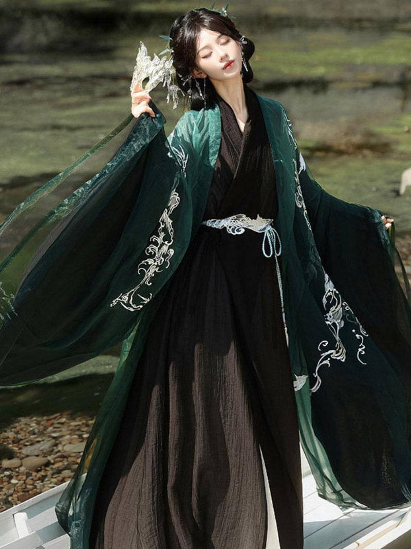 Wei Jin Dynasty Men and Women Hanfu Robe | Star River 水揽星河