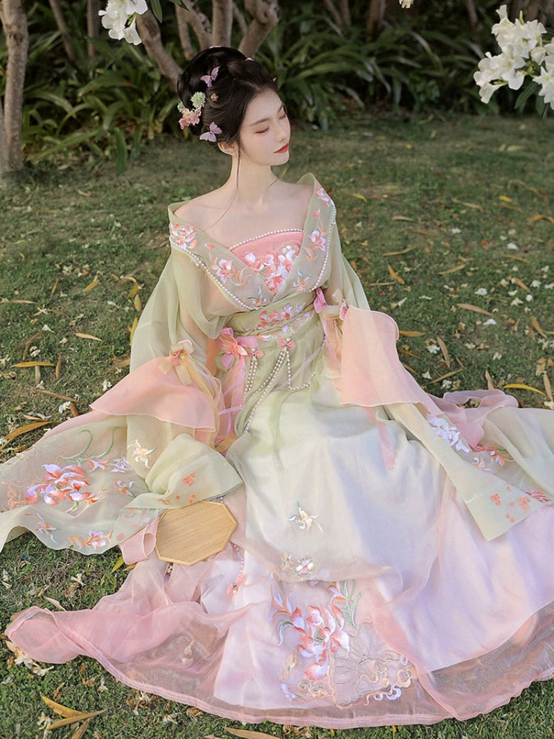 Wei Jin Dynasty Qiyao Ruqun Hanfu | Liansheng 莲生