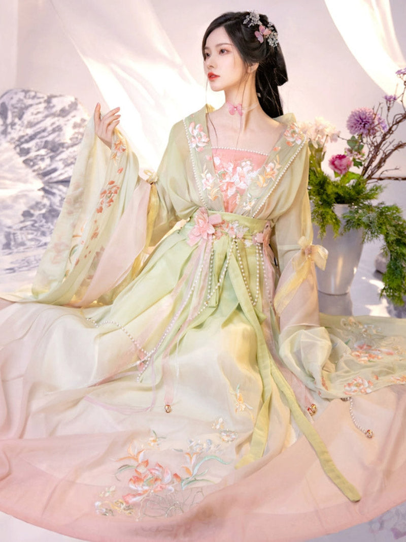 Wei Jin Dynasty Qiyao Ruqun Hanfu | Liansheng 莲生