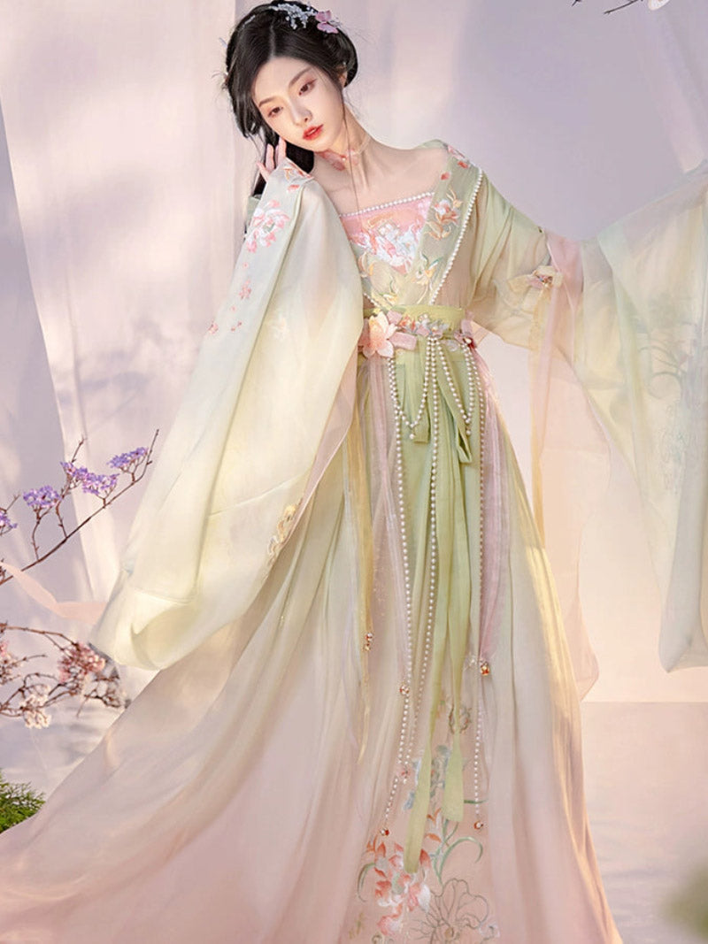 Wei Jin Dynasty Qiyao Ruqun Hanfu | Liansheng 莲生