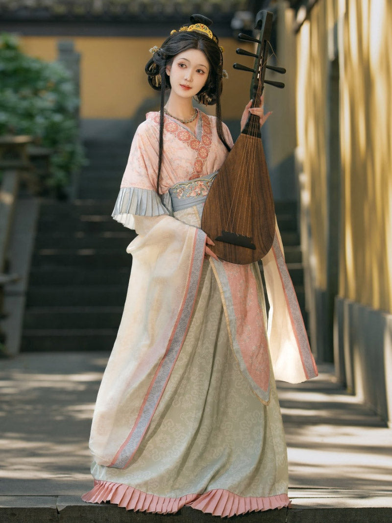 Wei Jin Dynasty Qiyao Ruqun Hanfu | Xianguan 知闲观