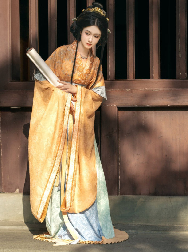 Wei Jin Dynasty Qiyao Ruqun Hanfu | Xianguan 知闲观