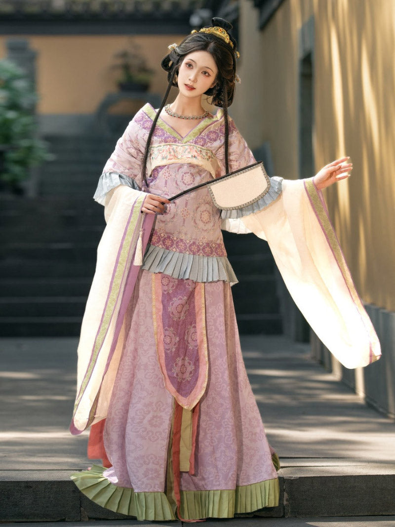 Wei Jin Dynasty Qiyao Ruqun Hanfu | Xianguan 知闲观