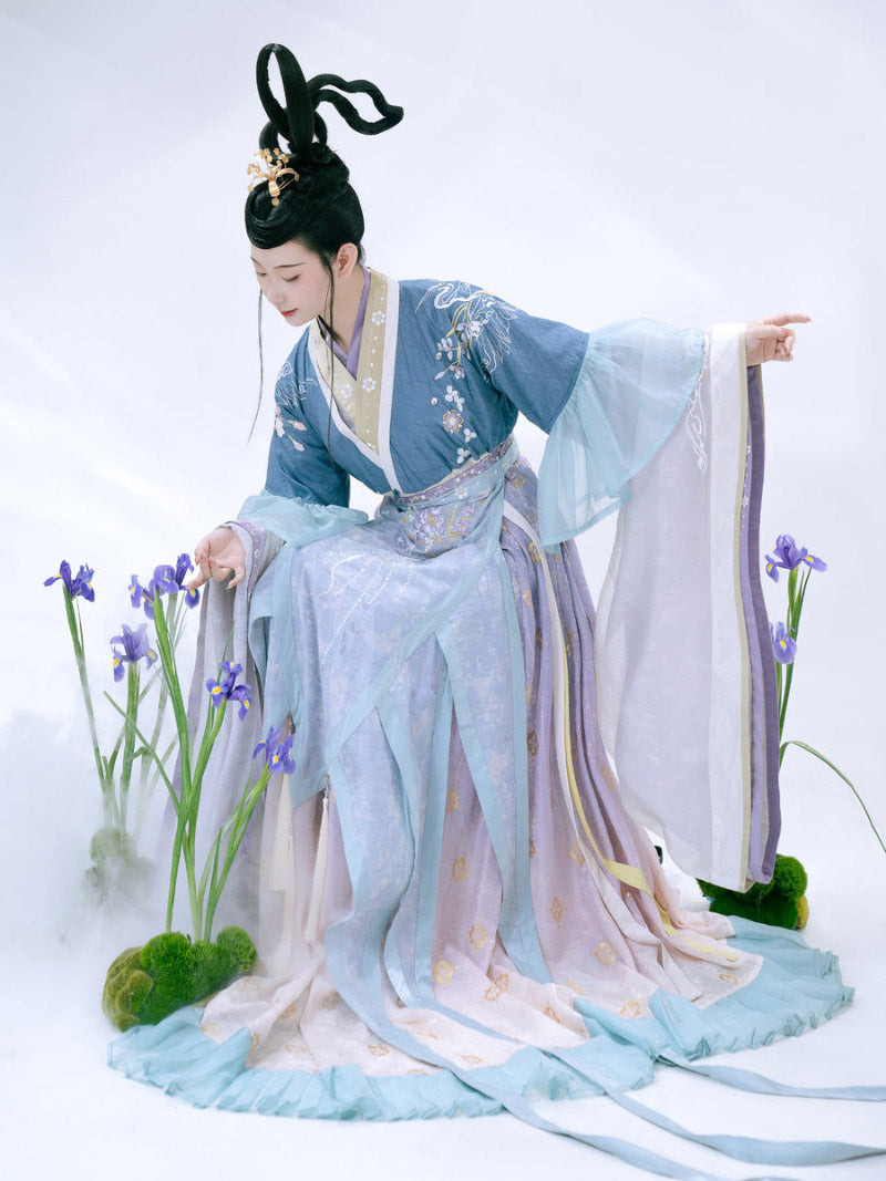 Wei Jin Dynasty Qiyao Ruqun Hanfu | Lady Xiang 湘夫人