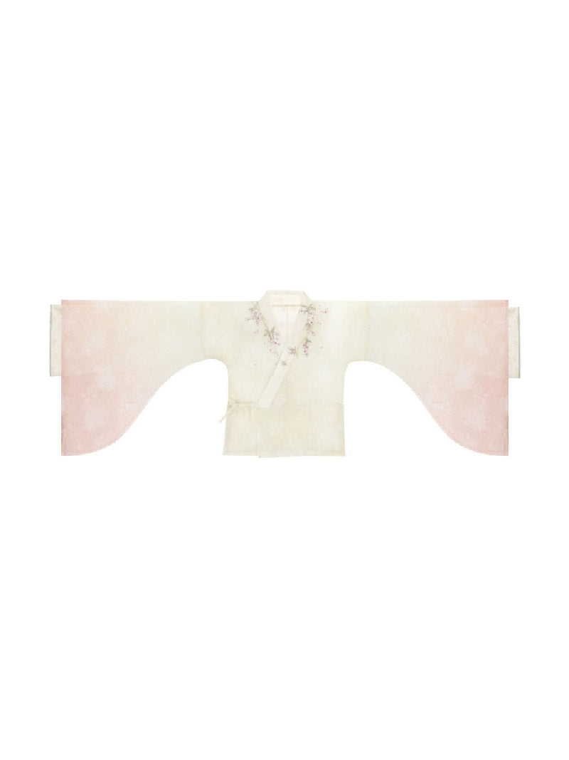 Wei Jin Dynasty Qiyao Ruqun Hanfu | Drunken Blossoms 起舞醉花荫