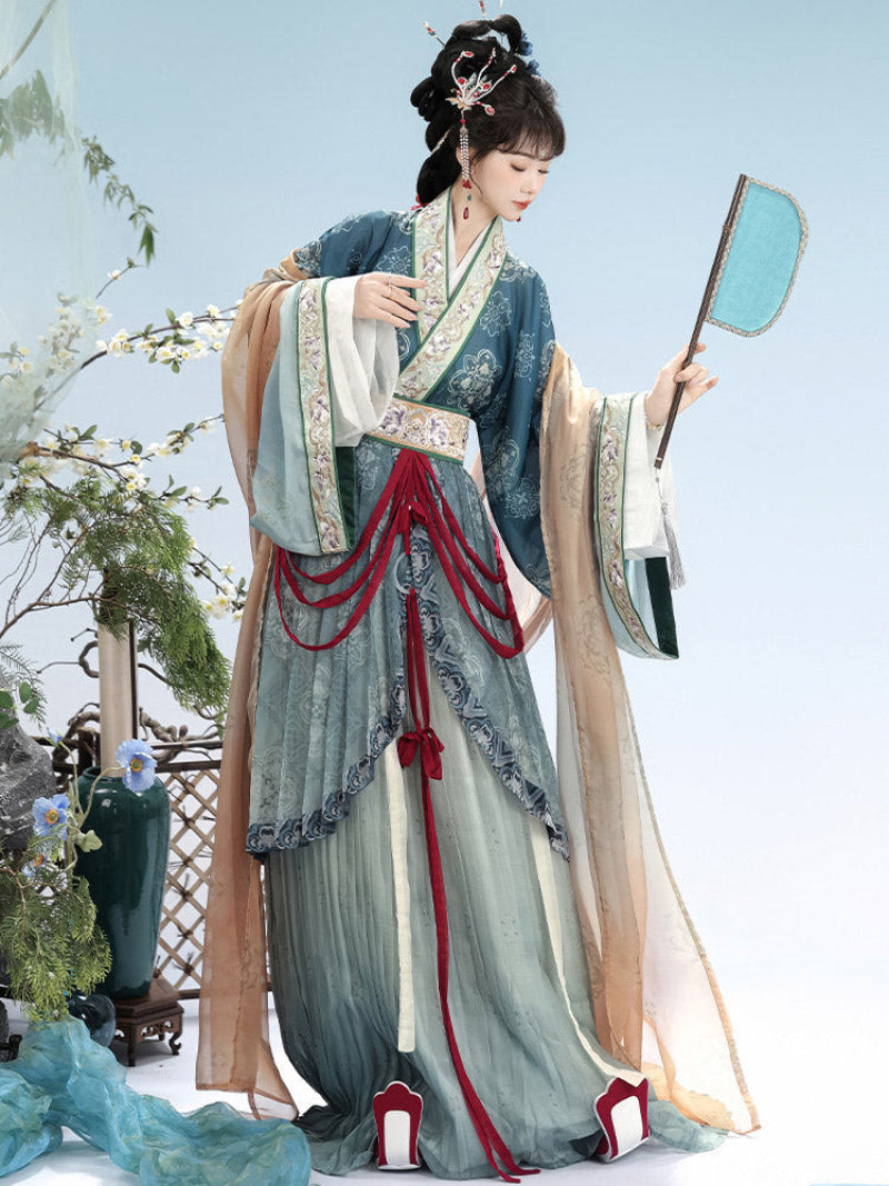 Wei Jin Dynasty Qiyao Ruqun Hanfu | Yanruyi 颜如玉