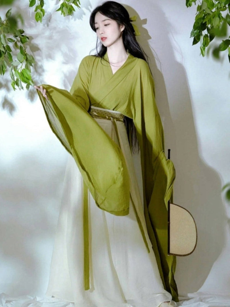 Wei Jin Dynasty Qiyao Ruqun Hanfu | Wanqing 挽卿