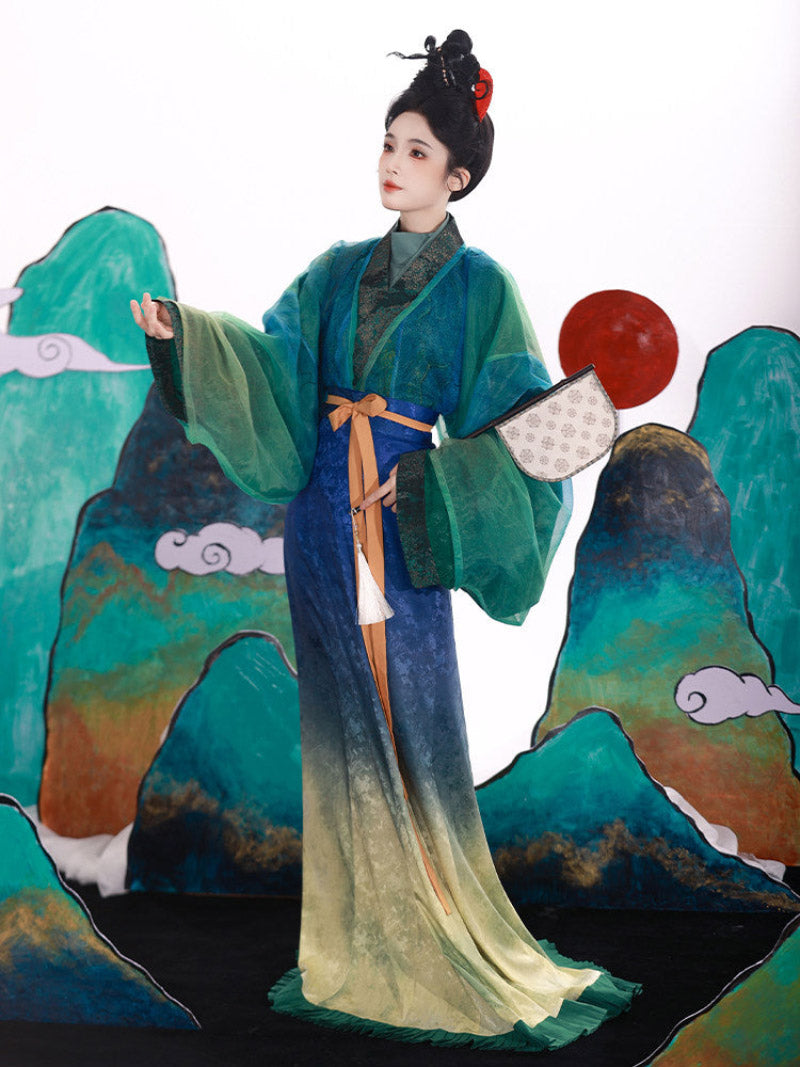 Wei Jin Dynasty Qiyao Ruqun Hanfu | Qingzhao 青照