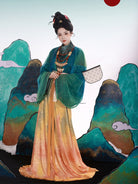 Wei Jin Dynasty Qiyao Ruqun Hanfu | Qingzhao 青照