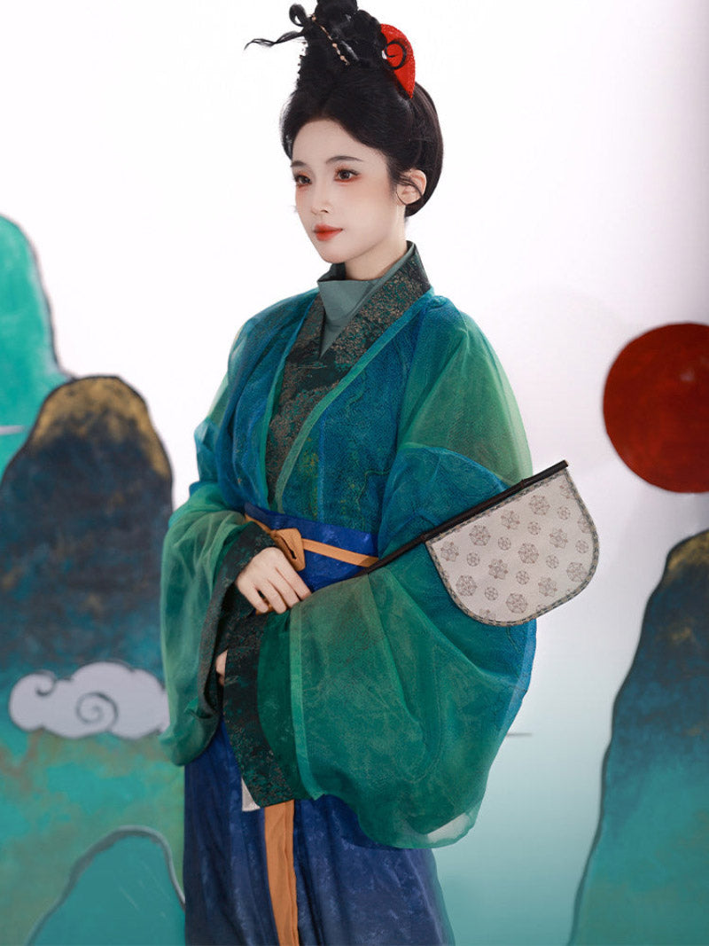 Wei Jin Dynasty Qiyao Ruqun Hanfu | Qingzhao 青照