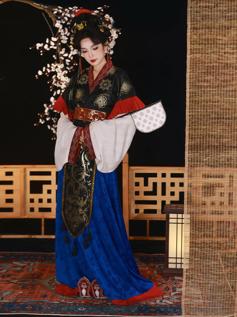 Wei Jin Dynasty Qiyao Ruqun Hanfu | Floating Lights 浮光