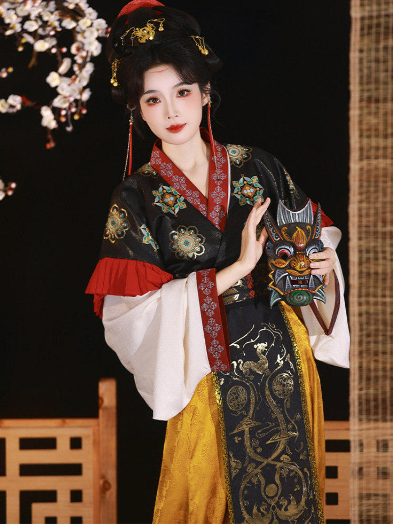 Wei Jin Dynasty Qiyao Ruqun Hanfu | Floating Lights 浮光