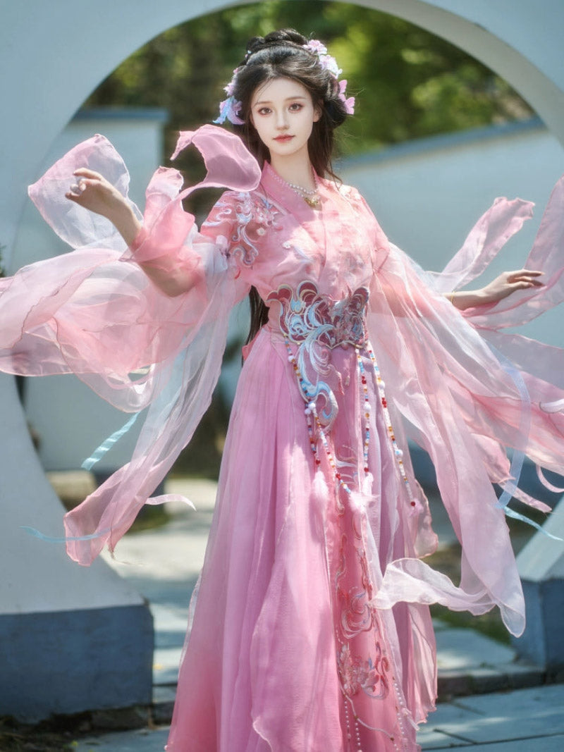 Wei Jin Dynasty Qiyao Ruqun Hanfu | Qingqiu 青丘