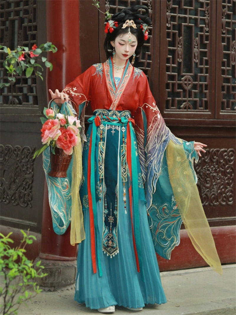 Wei Jin Dynasty Qiyao Ruqun Hanfu | Jingwei 精卫