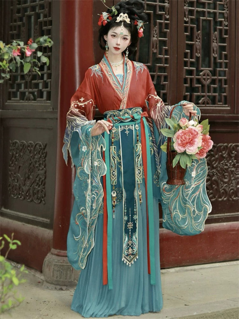 Wei Jin Dynasty Qiyao Ruqun Hanfu | Jingwei 精卫