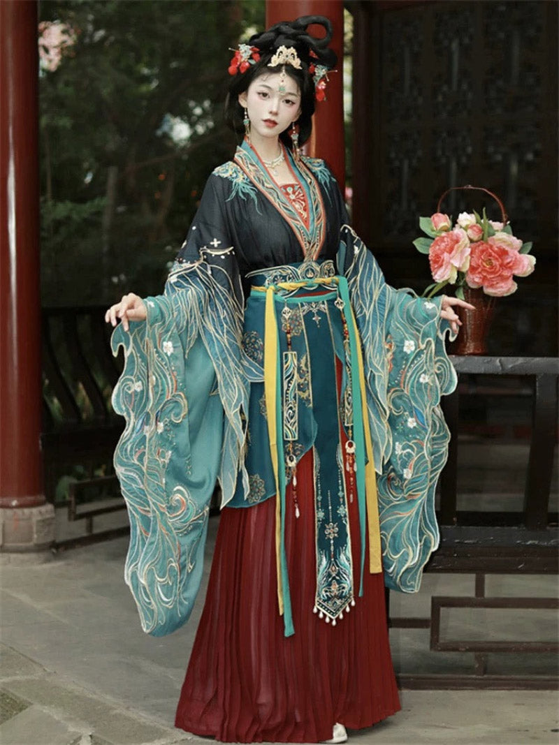 Wei Jin Dynasty Qiyao Ruqun Hanfu | Jingwei 精卫