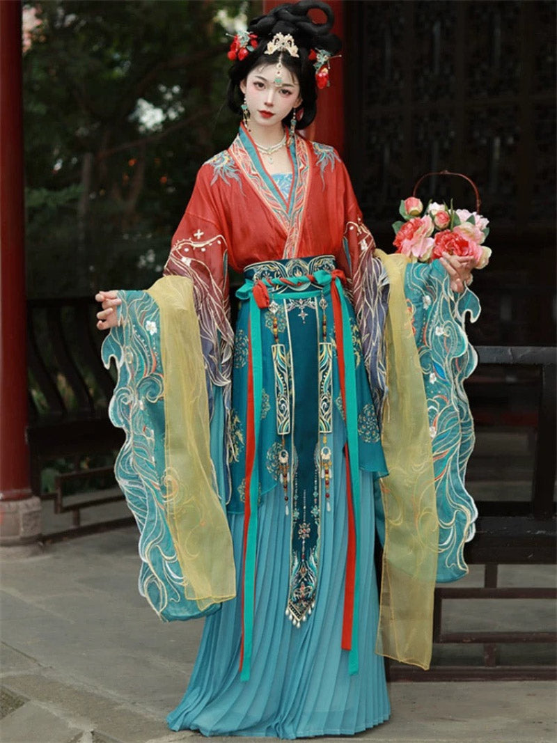 Wei Jin Dynasty Qiyao Ruqun Hanfu | Jingwei 精卫