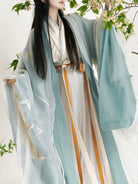 Wei Jin Dynasty Men and Women Qiyao Ruqun Hanfu | Yun Mengze 云梦泽