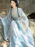 Wei Jin Dynasty Qiyao Ruqun Hanfu | Ten Miles of Spring 春风十里