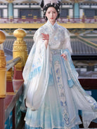 Wei Jin Dynasty Embroidered Qiyao Ruqun Hanfu | Moon Goddess 月神