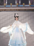 Wei Jin Dynasty Embroidered Qiyao Ruqun Hanfu | Moon Goddess 月神