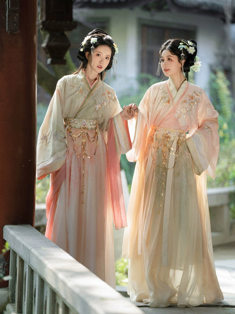 Wei Jin Dynasty Qiyao Ruqun Hanfu | Spring Tour