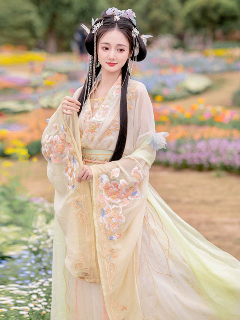 Wei Jin Dynasty Qiyao Ruqun Hanfu | Calm Waters 定风波