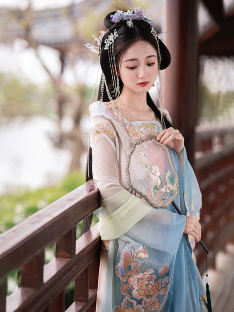Wei Jin Dynasty Qiyao Ruqun Hanfu | Calm Waters 定风波